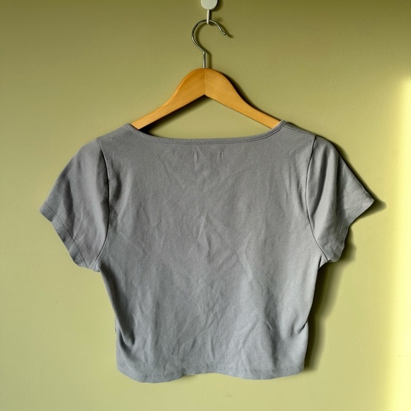 Madewell Cropped T-Shirt Size  Large - Picture 4 of 5